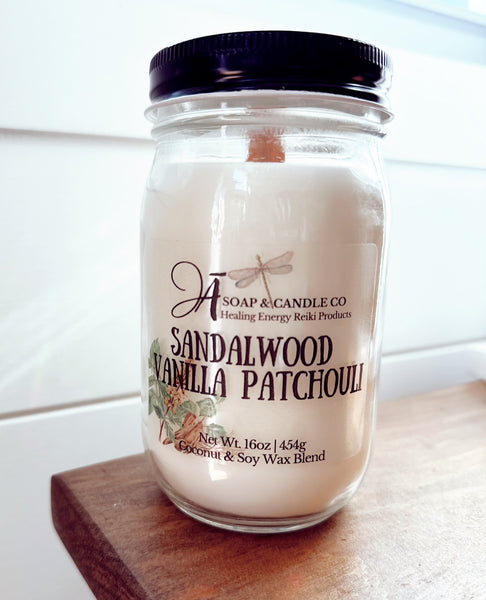 Sandalwood Vanilla Patchouli - Jar Candle