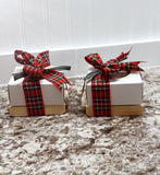 Bar Soap & Wood Dish Combo Holiday Gift Set