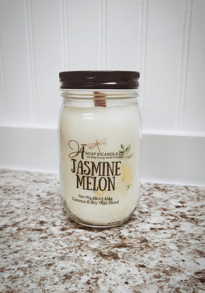Jasmine Melon -  Jar Candle