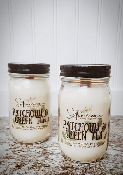 Patchouli & Green Tea Jar Candle