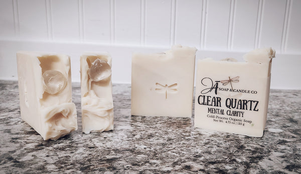 Clarity - Clear Quartz Stone Bar Soap