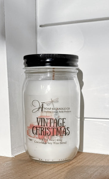 Vintage Christmas - Jar Candle