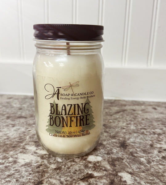 Blazing Bonfire - Jar Candle