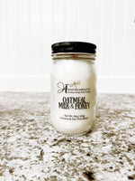 Oatmeal, Milk & Honey (Cozy) Jar Candle