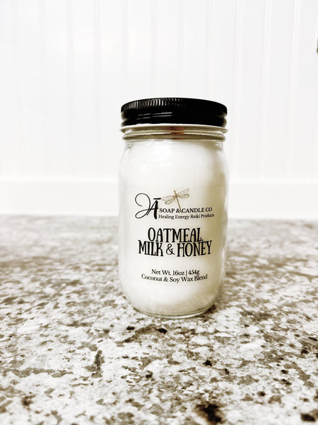 Oatmeal, Milk & Honey (Cozy) Jar Candle