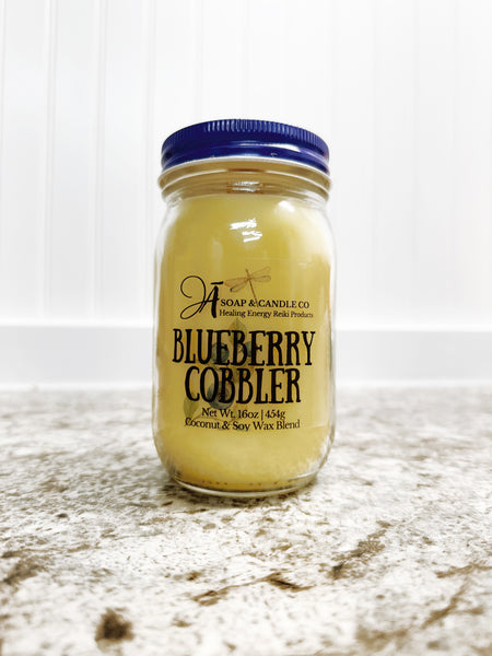 Blueberry Cobbler Jar Candle