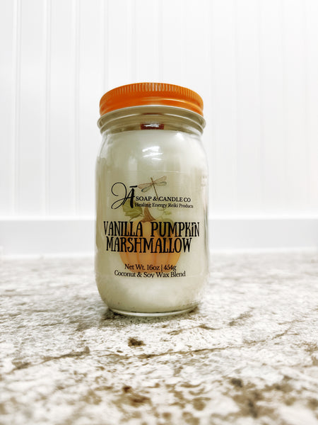 Vanilla Pumpkin Marshmallow - Jar Candle