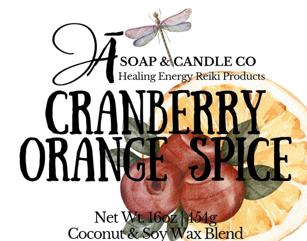 Orange Cranberry Spice - Jar Candle