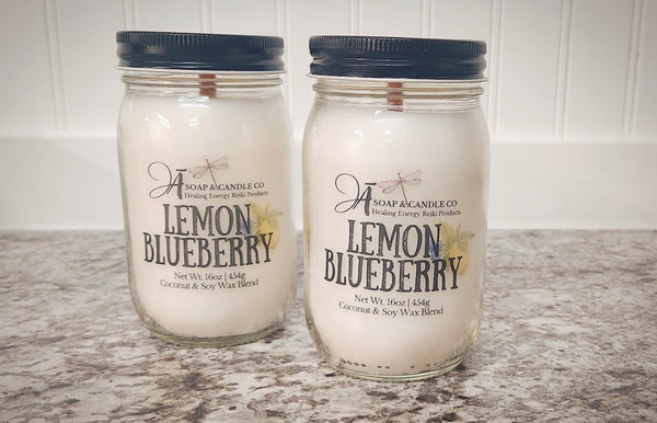 Lemon Blueberry - Jar Candle