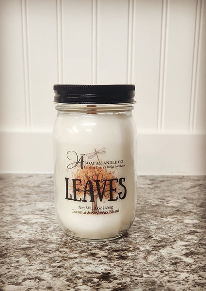 Leaves Jar Candle