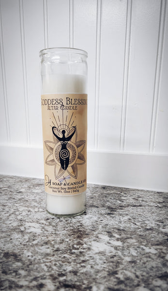 Goddess Blessing - Altar Candle