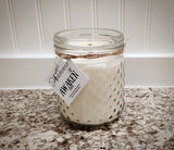 Hobnail Jar Candle - Clear