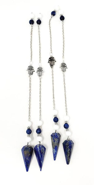 Pendulum - Hamsa Hand Charm w/Lapis Stone