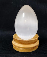 Gemstone Egg - White Selenite 2.5"-3"