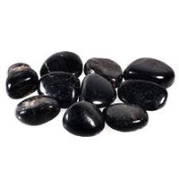 Gemstones/Crystals - 
Tumbled Stones Black Tourmaline - One Stone