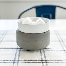 Grey Texture 2-In-1 Wax Melter