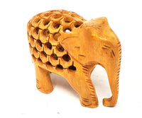 Elephant with inside Baby Elephant Wood Statue