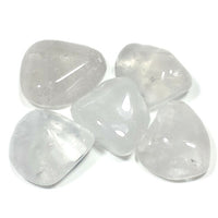 Gemstones/Crystals - 
Tumbled Stones Clear Quartz - One Stone