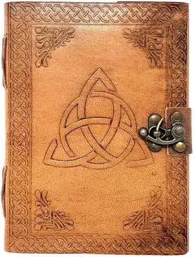 Triquetra Leather Journal  (5x7) Latch Closure