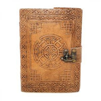 Journal - Celtic Cross Leather (5x7) Latch Closure