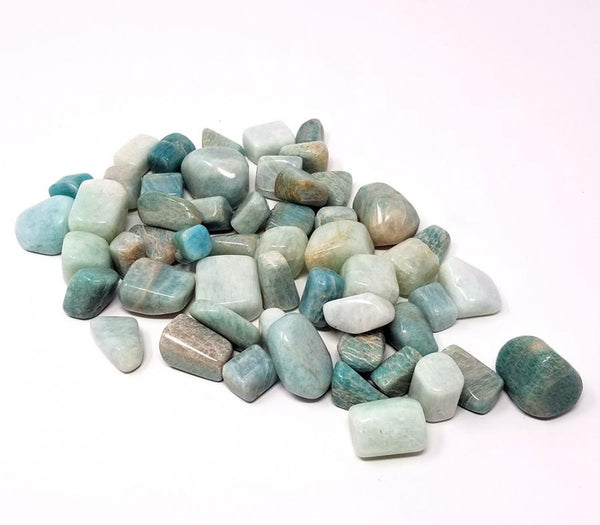 Gemstones/Crystals - 
Tumbled Stones Amazonite- One Stone