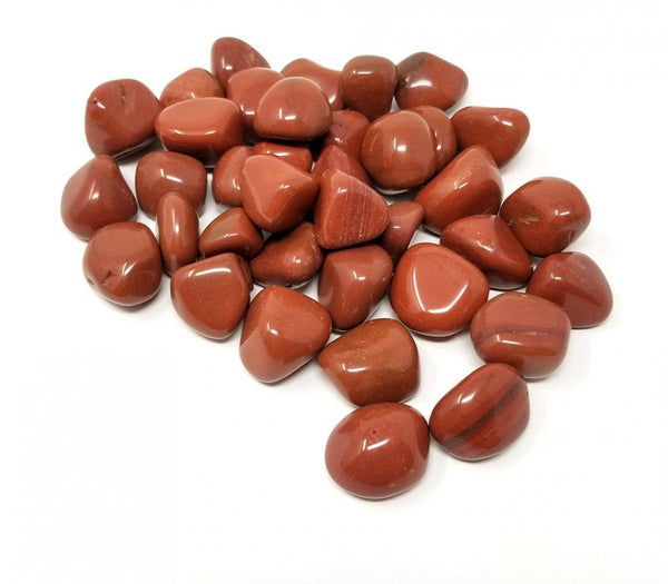 Gemstones/Crystals - 
Tumbled Stones Red Jasper- One Stone